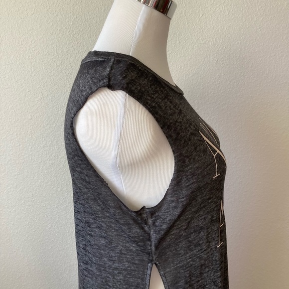 New Forever 21 Grey Sleeve Less Polyester Cotton Dress size S - Picture 11 of 12